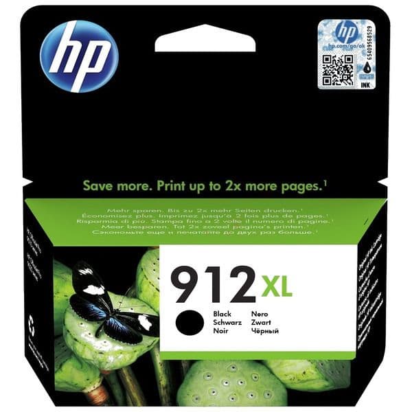 HP 912XL High Yield Black Original Ink Cartridge
