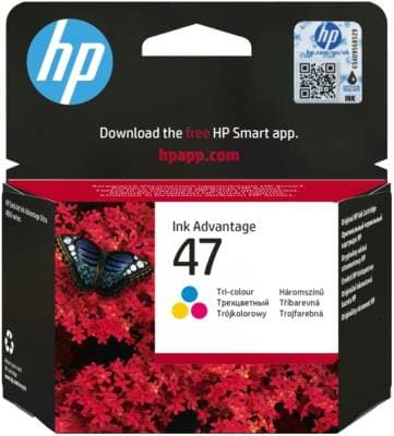 HP 47 Tri-color Original Cartridge, 700 pages