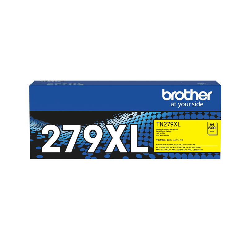 Brother TN-279 High Yield Yellow Laser Toner Cartridge
