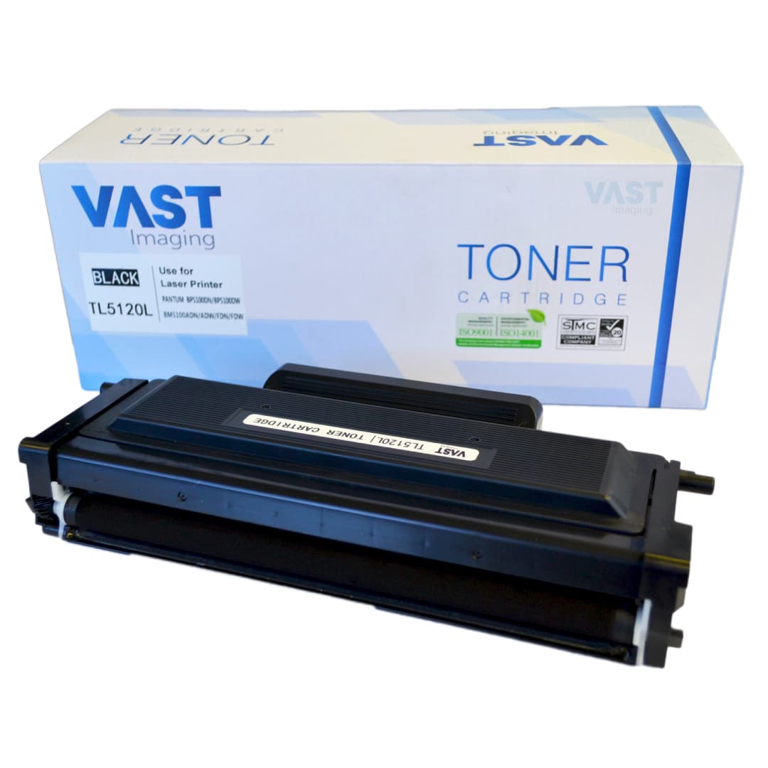 Vast Imaging TL5120 Compatible Black Toner Cartridge for BP5100/BM5100/BP5100DN/BP5100DW (3000 pages @ 5%)