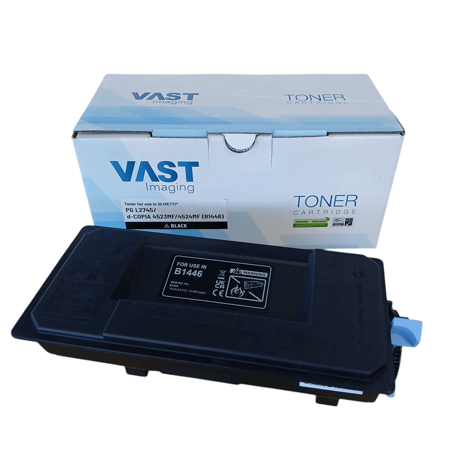 Vast Imaging TK3400 Compatible Black Toner for Olivetti PGL2745/4523/4524MF (12 500 pages @ 5%)
