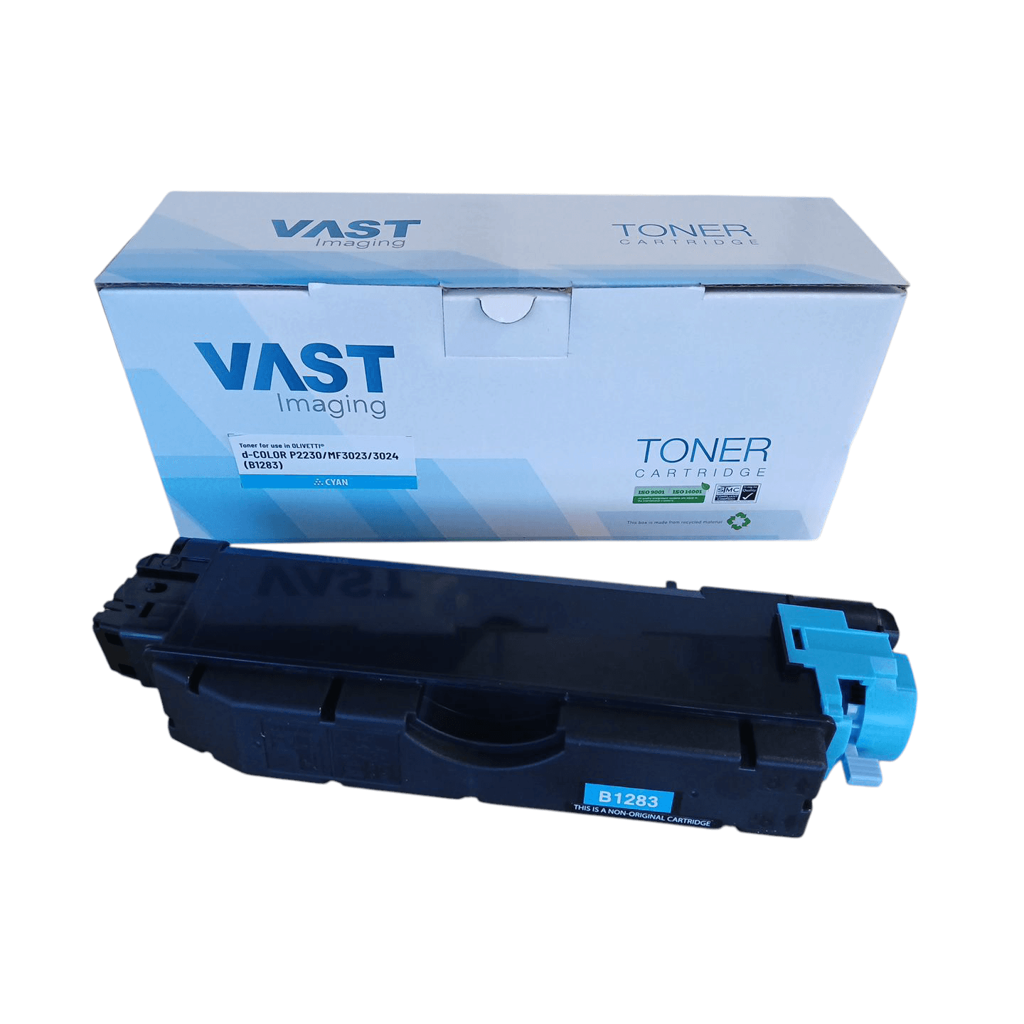Vast Imaging TK5270 Compatible Cyan Toner for Olivetti MF3023/3024/PGL2230 (6000 pages @ 5%)