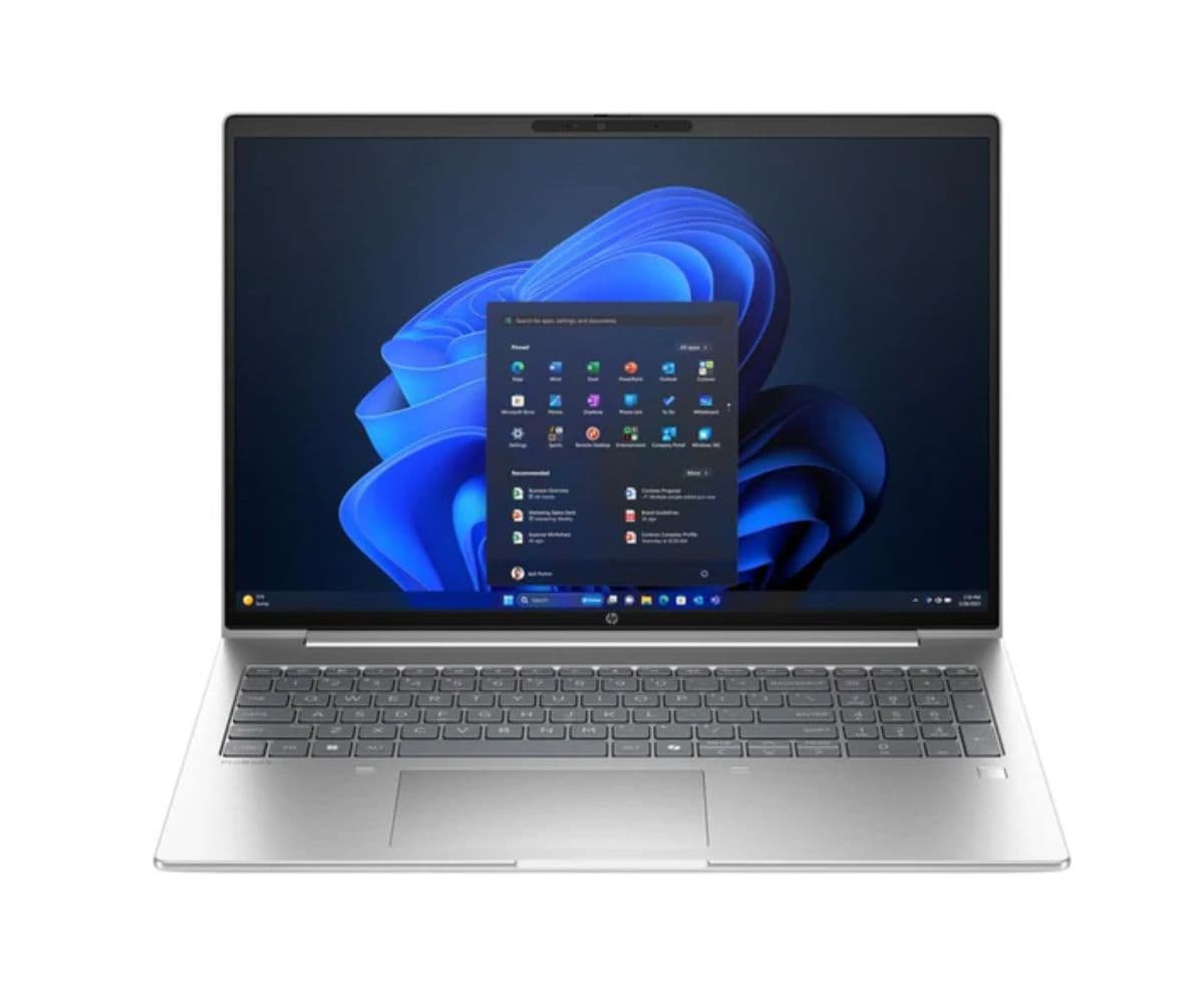 HP ProBook 4 G1i 16 inch Ultra 7 255U 16GB (1x16GB) DDR5 512GB PCIe NVMe Value 16.0 WUXGA UWVA 300 FHDC 60Hz bnt Panel Windows 11 Pro 64 Wi Fi 7 +BT 5.4 non vPro Clickpad Backlit Dual AryMic F USB2 NFOVCamera HP 3y Onsite Notebook Bundle HW Supp