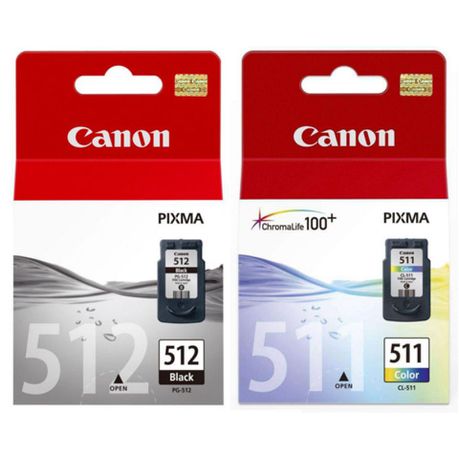 Canon 512 Black /511 Colour Combo Pack