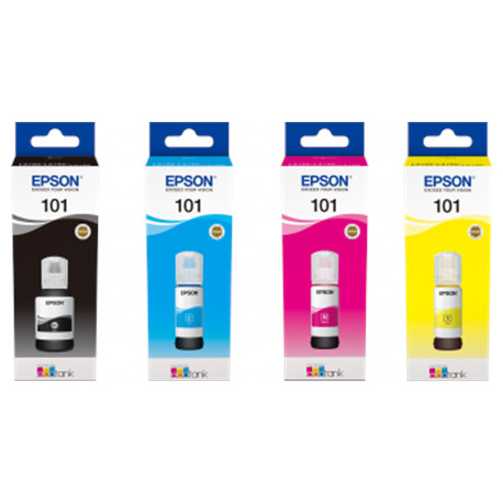EPSON 101 ECOTANK BLACK,CYAN,MAGENTA,YELLOW MULTIPACK