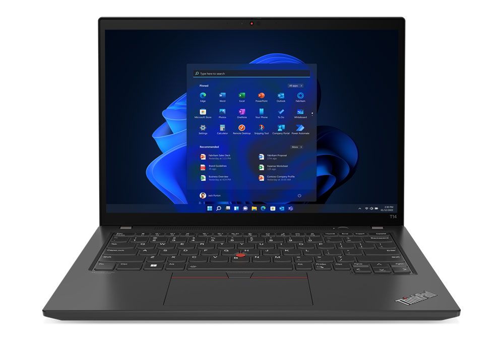 LENOVO NOTEBOOK THINKPAD T14 14 INCH WQUXGA I7-1255U 16GB 512GB INTEL O/B GRAPHICS NO DVDRW WINDOWS 11 NO LAN PORT 3 YEAR PREMIUM SUPPORT