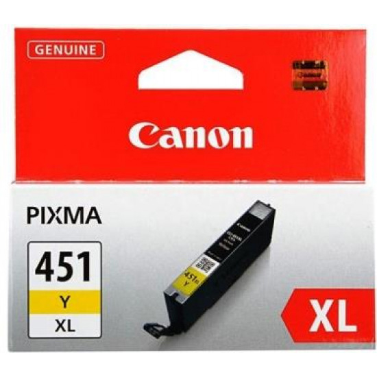 Canon CLI451 High Yield Yellow Ink Cartridge