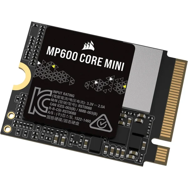 Corsair MP600 MINI 2TB M.2 NVMe PCIe Gen. 4 x4 SSD; Read Up To 5000MB/s; Write up to 3800MB/s