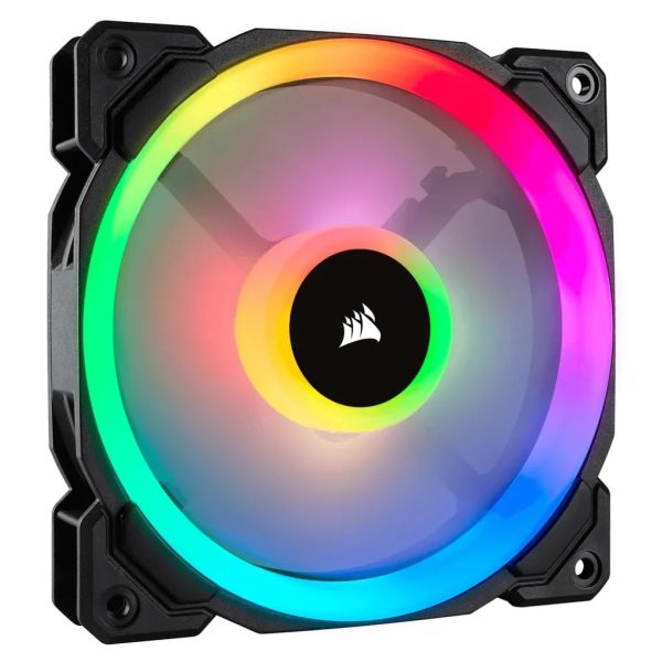 Corsair LL120 RGB 120mm Dual Light Loop RGB LED PWM 600 - 1500 RPM Cooling Fan