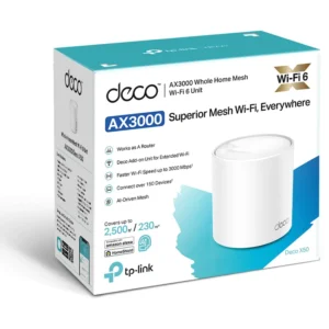 TP-Link Deco X50 (1 Pack) AX3000 Whole Home Mesh Wi-Fi 6 System