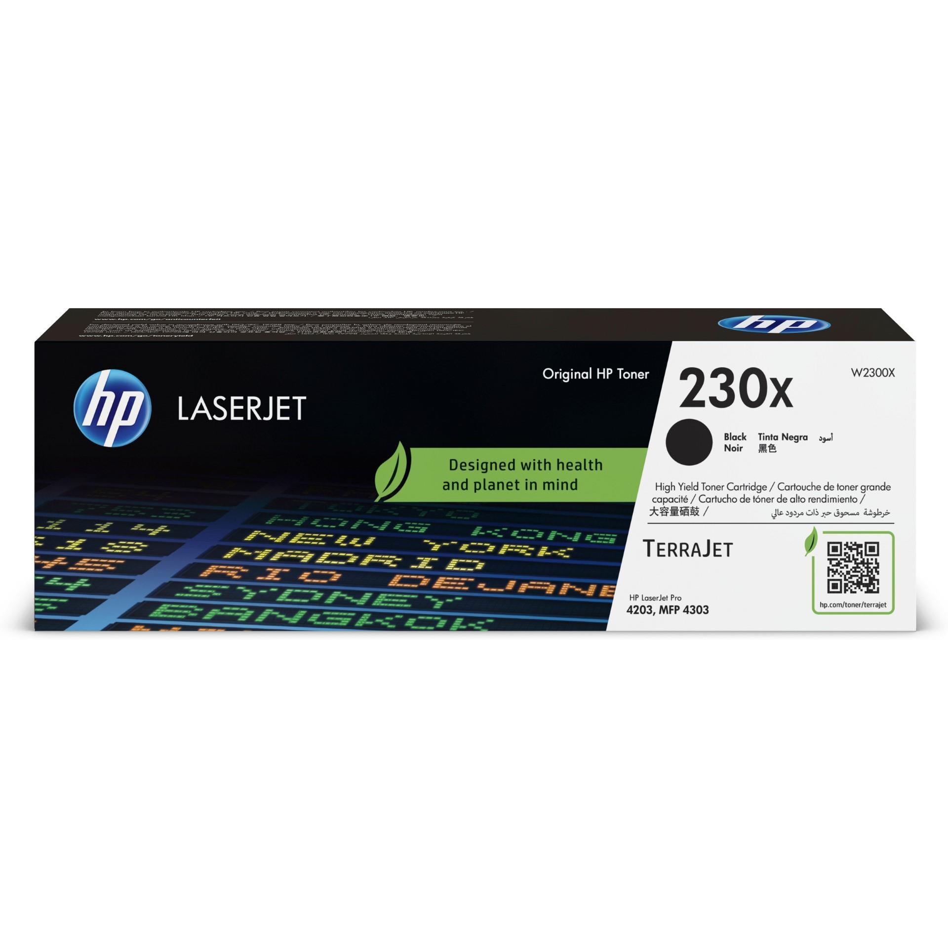HP 230x High Yield Original Black Laserjet Toner Cartridge For HP Color Laserjet Pro 4203