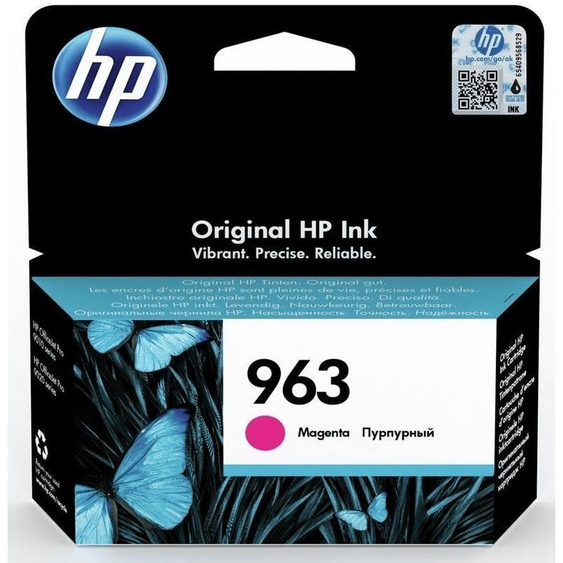 HP 963 Original Magenta Ink Cartridge For HP Officejet Pro 9010:9010e; 9020:9020e series