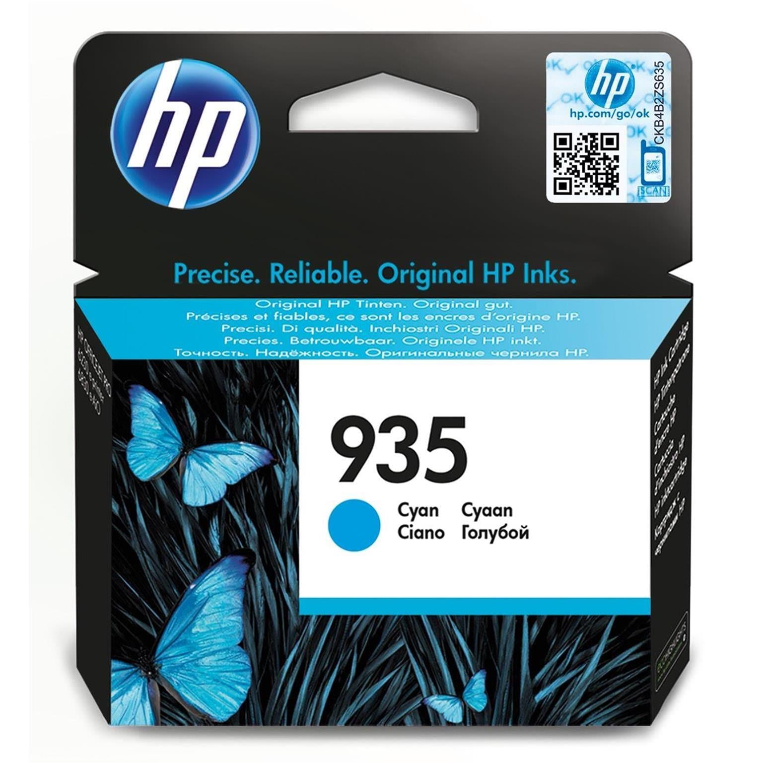 HP 935 Original Cyan Ink Cartridge For HP Officejet Pro 6200: 6800 series