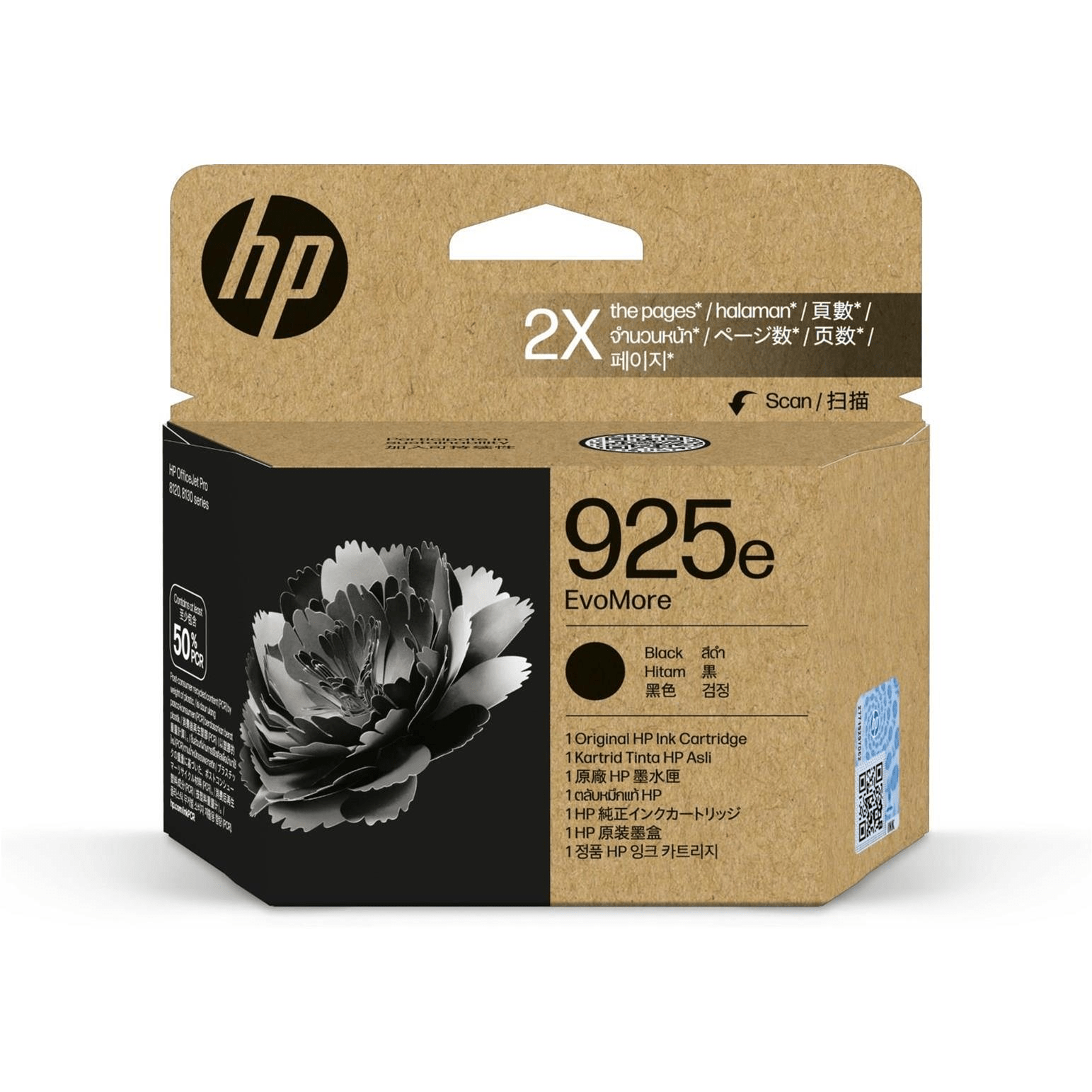 HP 925e Evomore Original Black Ink Cartridge For HP Officejet Pro 8120:8310 Series