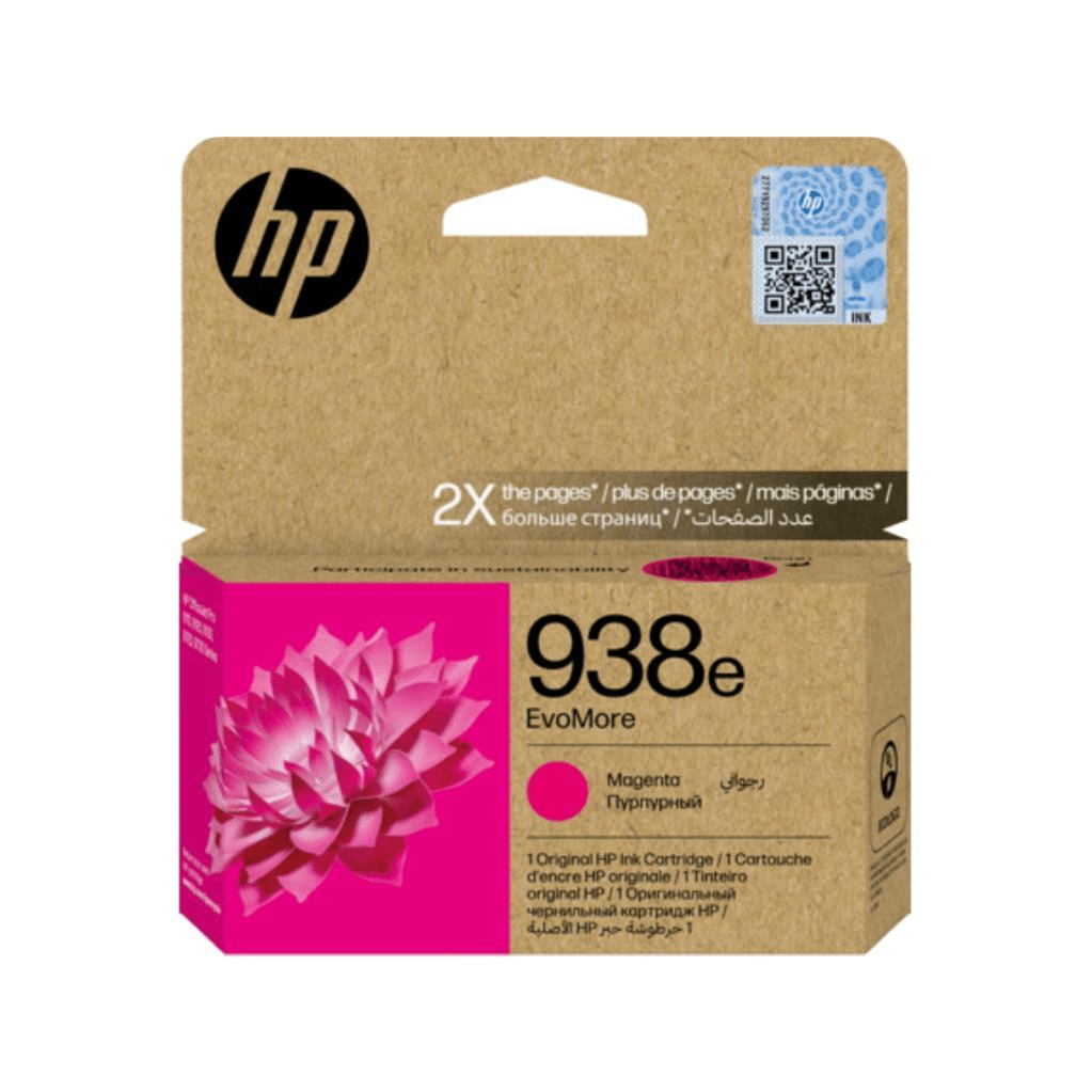 HP 938e Evomore Original Magenta Ink Cartridge For HP Officejet Pro 9110b: 9120 All:in:one: 9120b All:in:one: 9130 All:in:one: 9130b All:in:one: 9110b: 9700: 9700e Printer Series