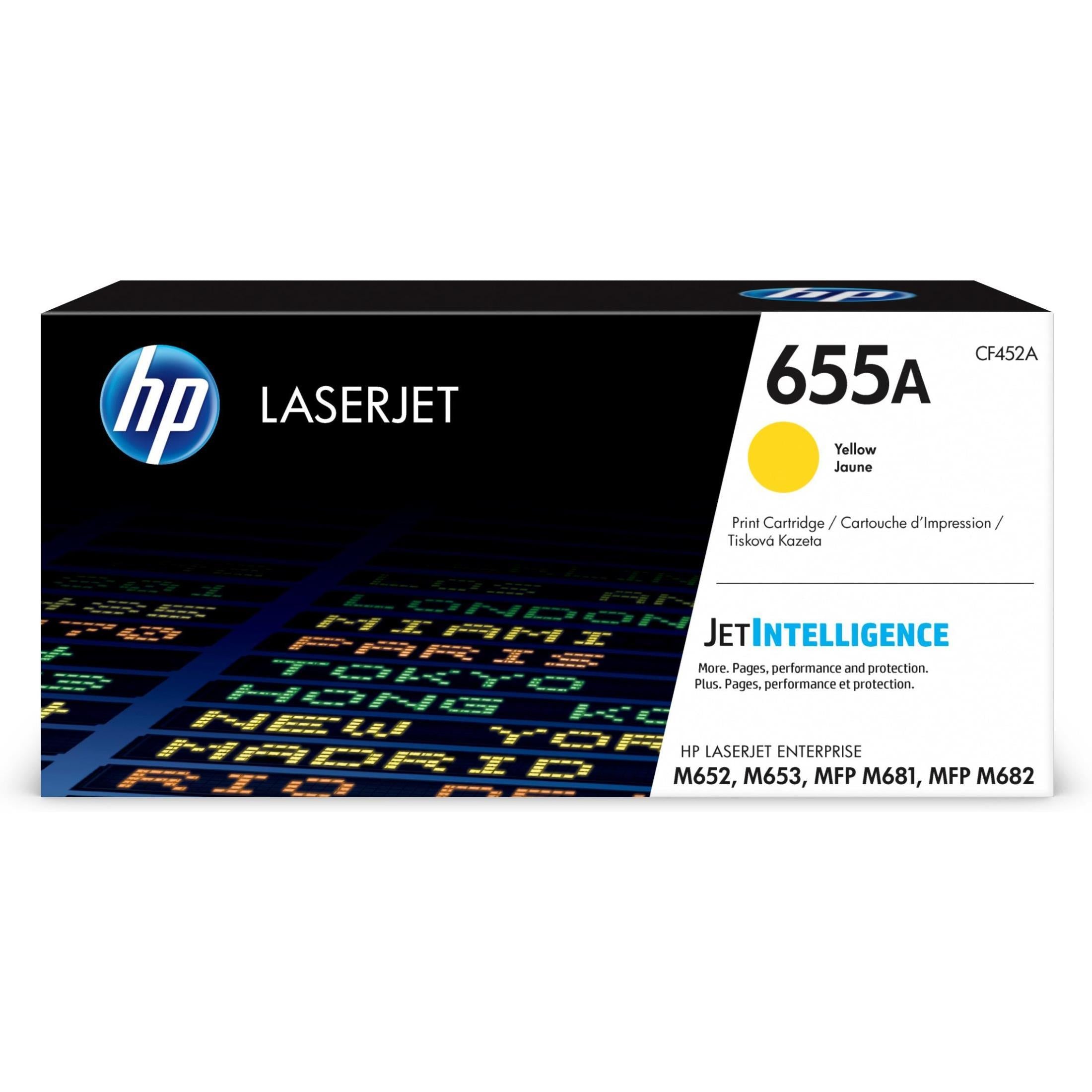 HP 655a Original Yellow Laserjet Toner Cartridge For HP Color Laserjet M652