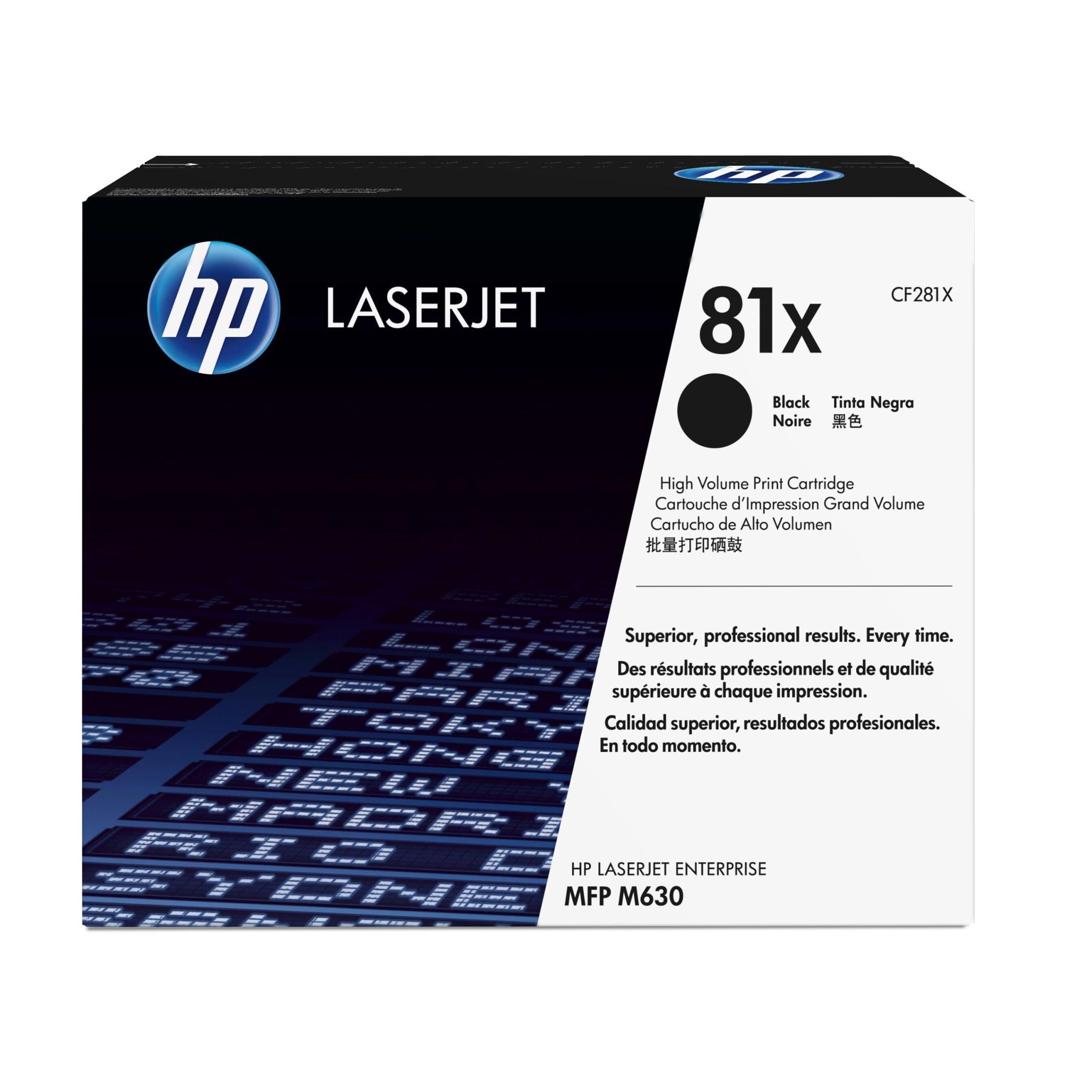 HP 81x Original Black Laserjet Toner Cartridge For HP Laserjet Mfp M630