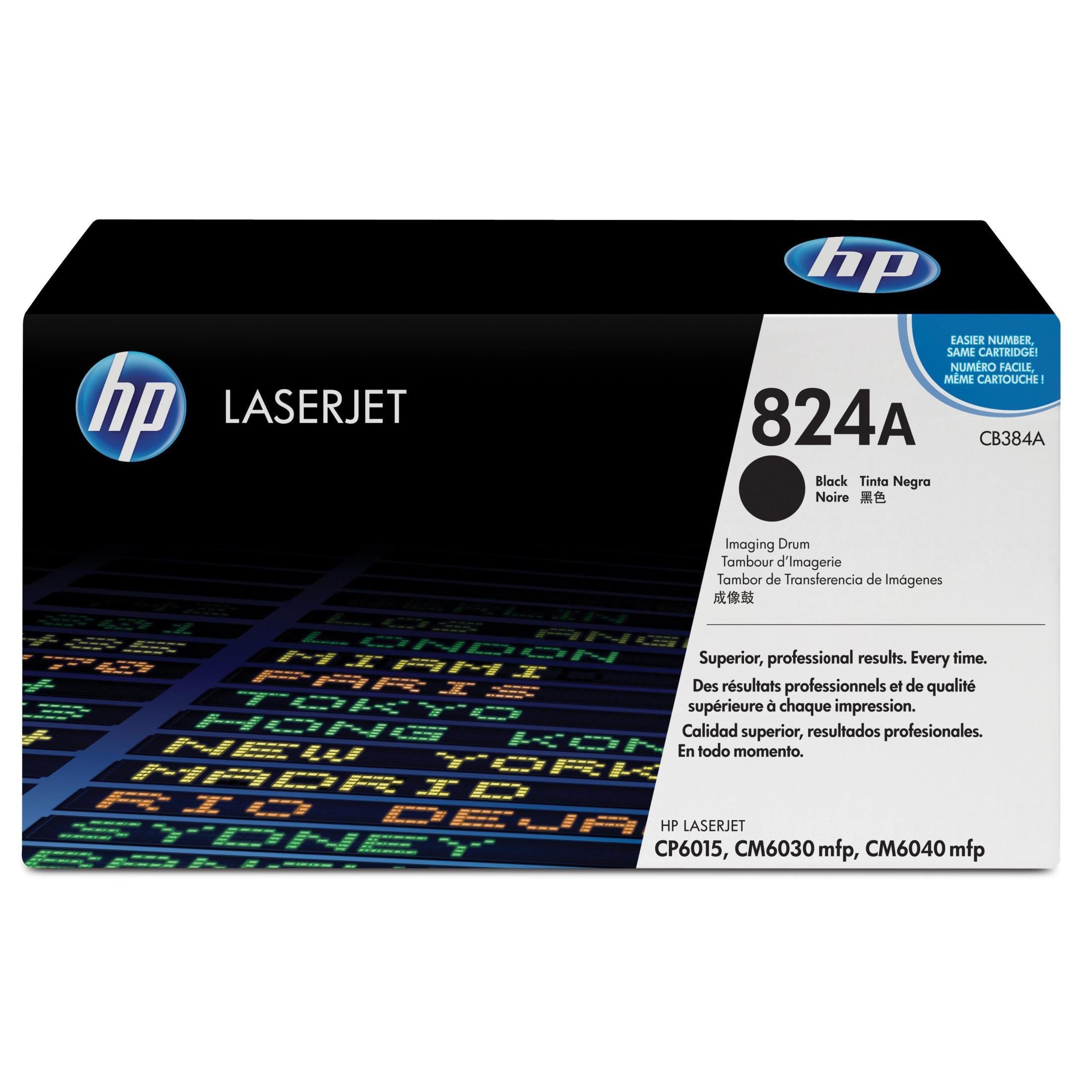 HP 824a Original Black Laserjet Image Drum For HP Color Laserjet Cp6015