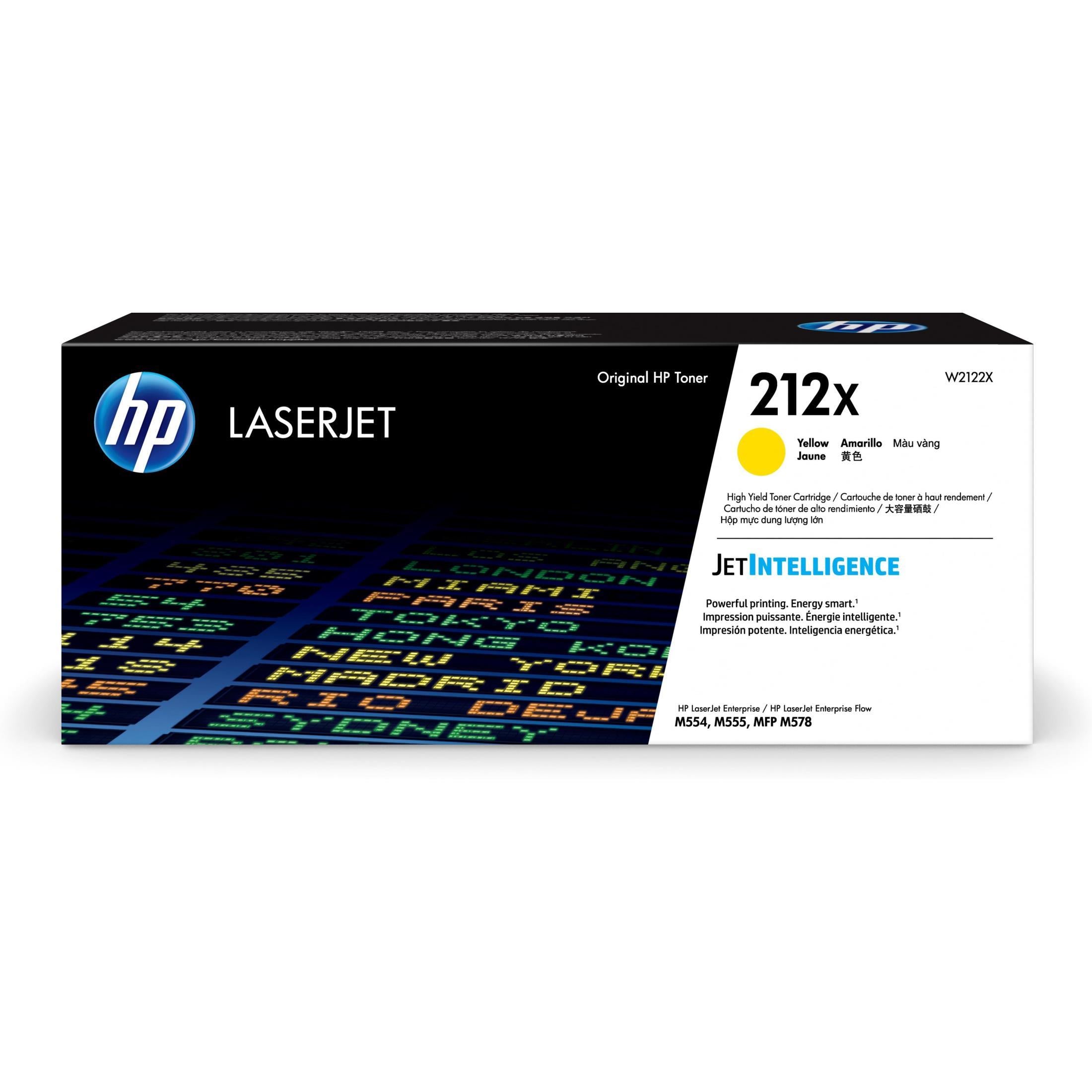 HP 212x Original Yellow Toner Cartridge For HP Color Laserjet M555