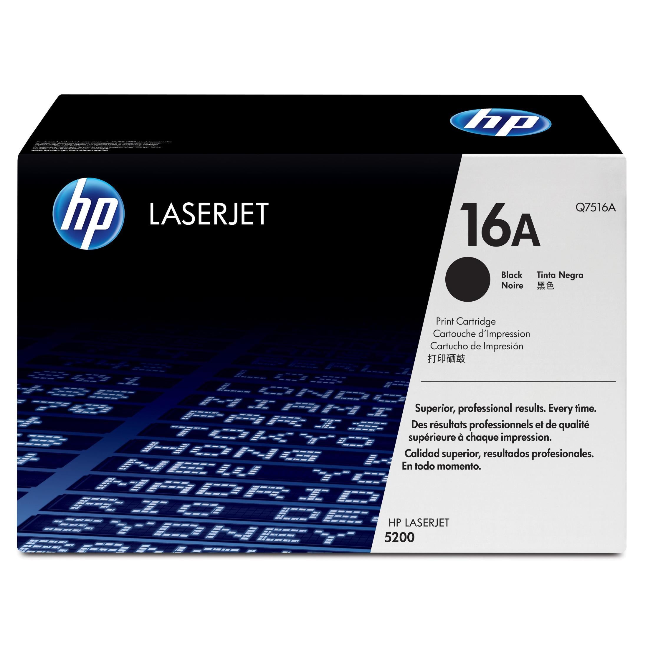 HP 16a Original Black Laserjet Toner Cartridge For HP Laserjet 5200