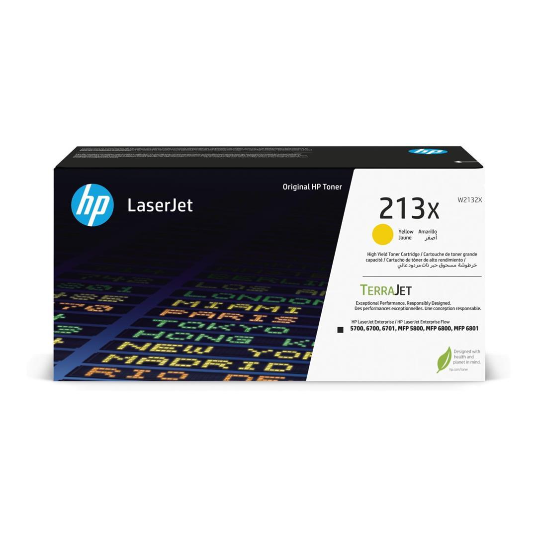 HP 213x High Yield Original Yellow Laserjet Toner Cartridge For HP Laserjet Enterprise Sfp 5700