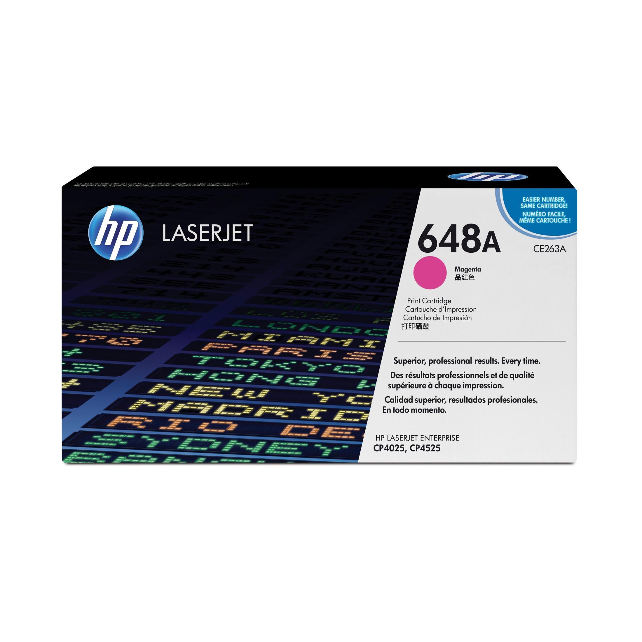 HP 648a Original Magenta Laserjet Toner Cartridge For HP Color Laserjet Cp4025