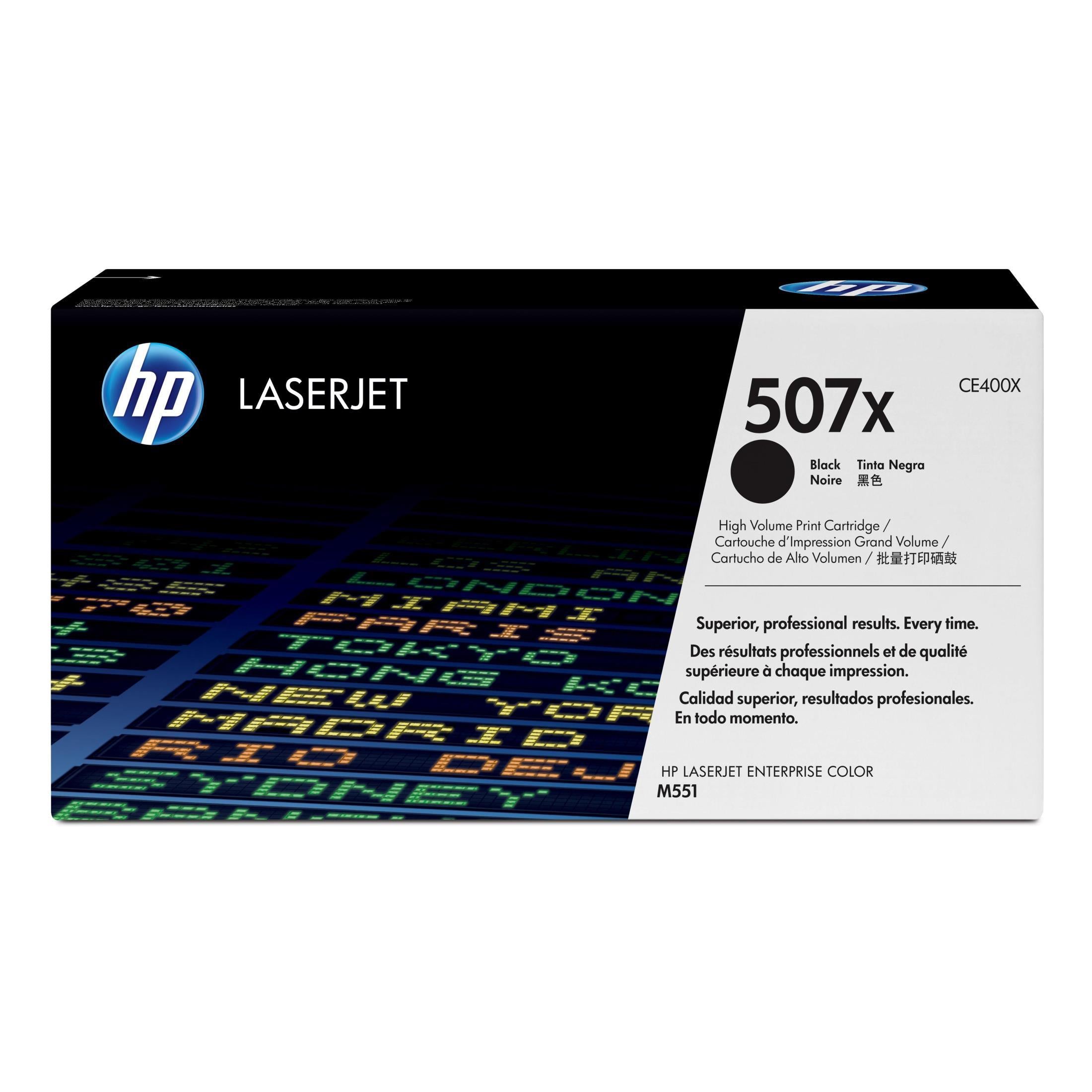HP 507x Original Black Laserjet Toner Cartridge For HP Color Laserjet Mfp M570