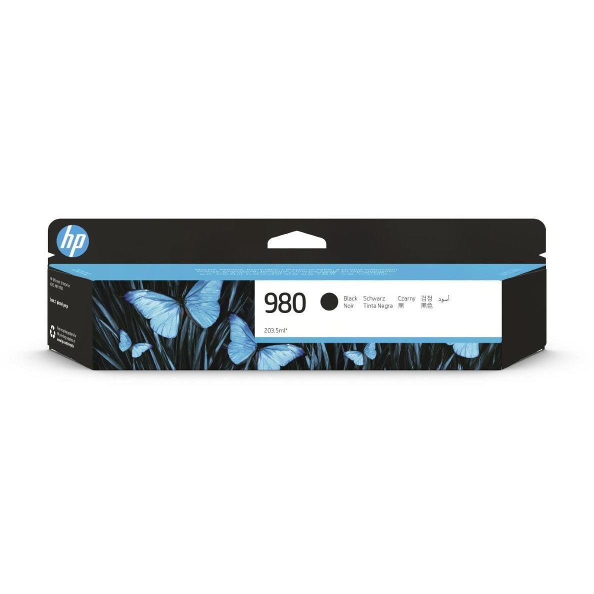 HP 980 Original Black Ink Cartridge For Officejet Enterprise Color Mfp X585:x555