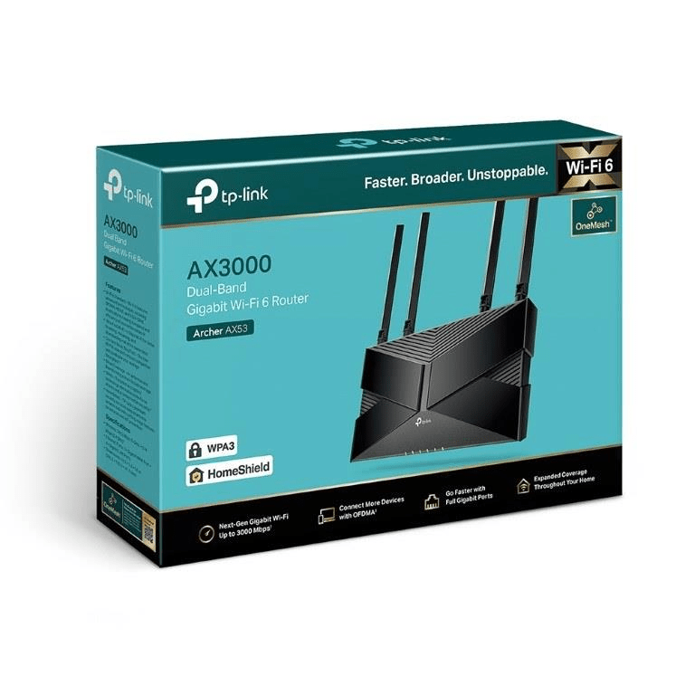 TP-Link AX3000 Dual Band Gigabit Wi-Fi Router