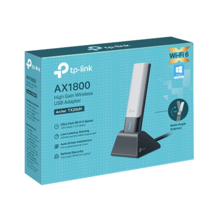TP-Link Archer TX20UH AX1800 High Gain Wireless USB Adapter