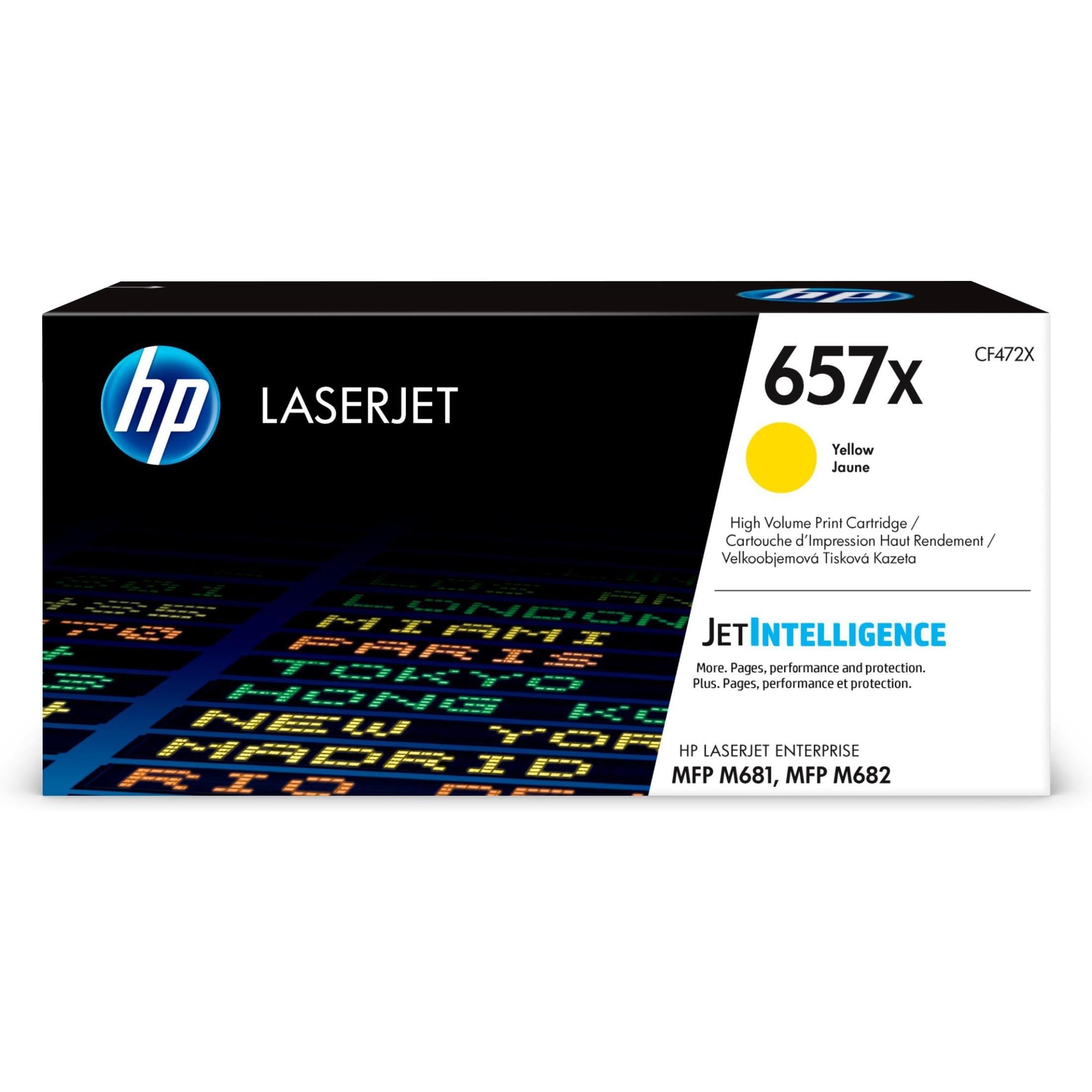 HP 657x Original Yellow Laserjet Toner Cartridge For HP Color Laserjet M681