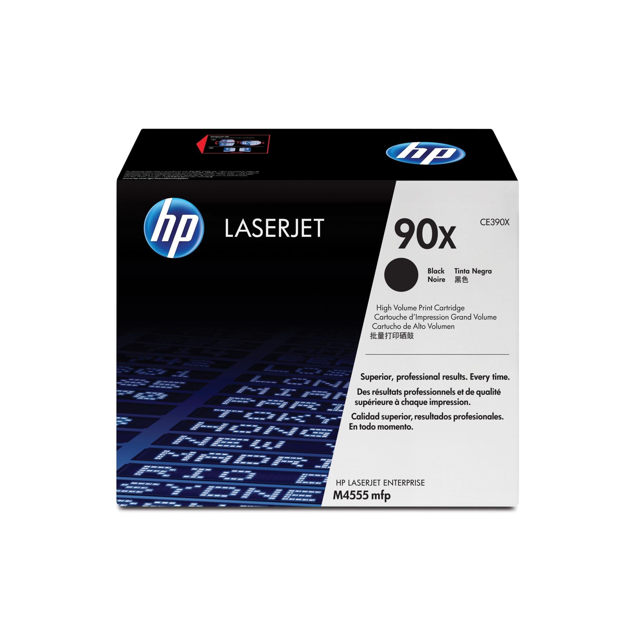 HP 90x High Yield Original Black Laserjet Toner Cartridge For HP Laserjet M602