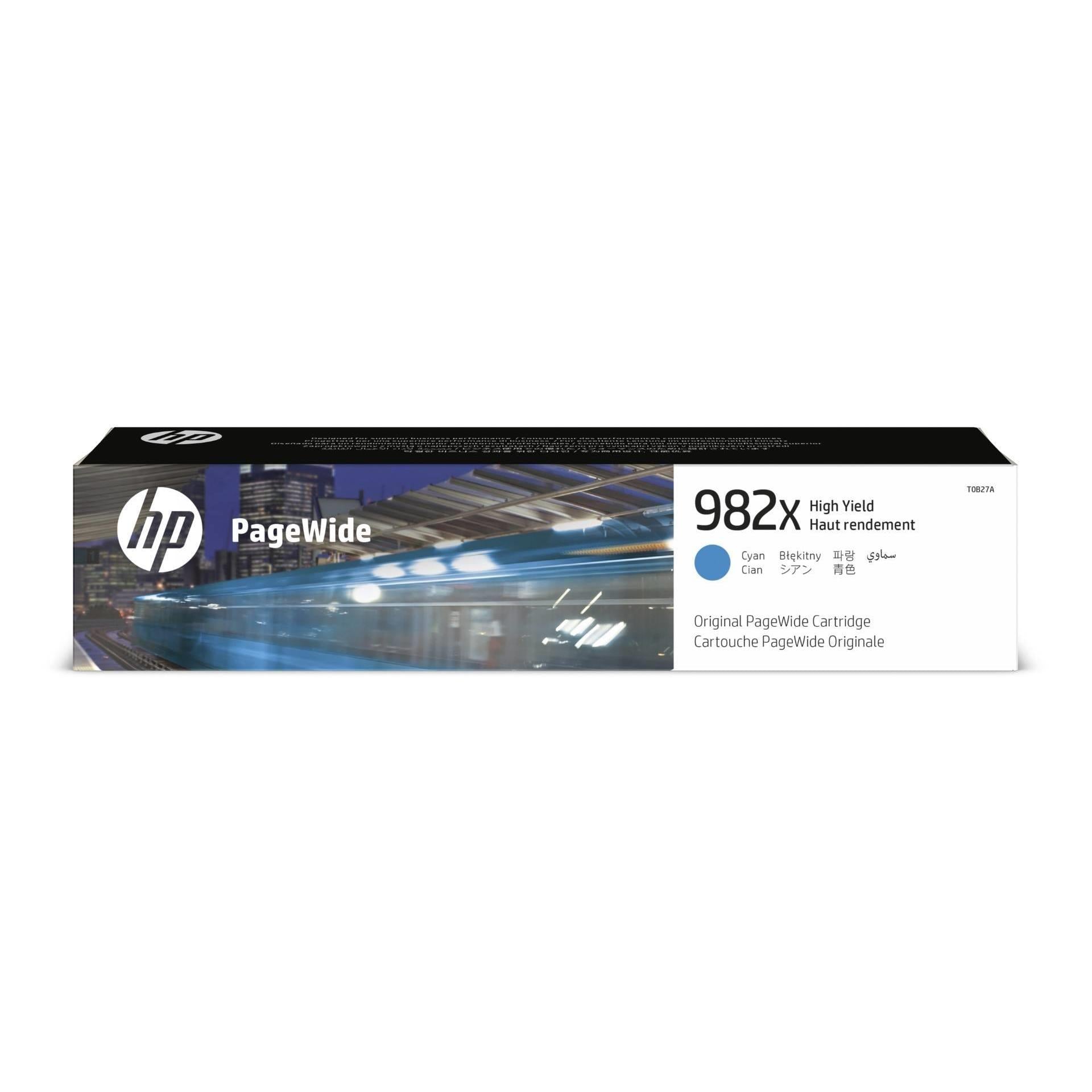 HP 982x High Yield Pagewide Original Cyan Cartridge For HP Pagewide Enterprise