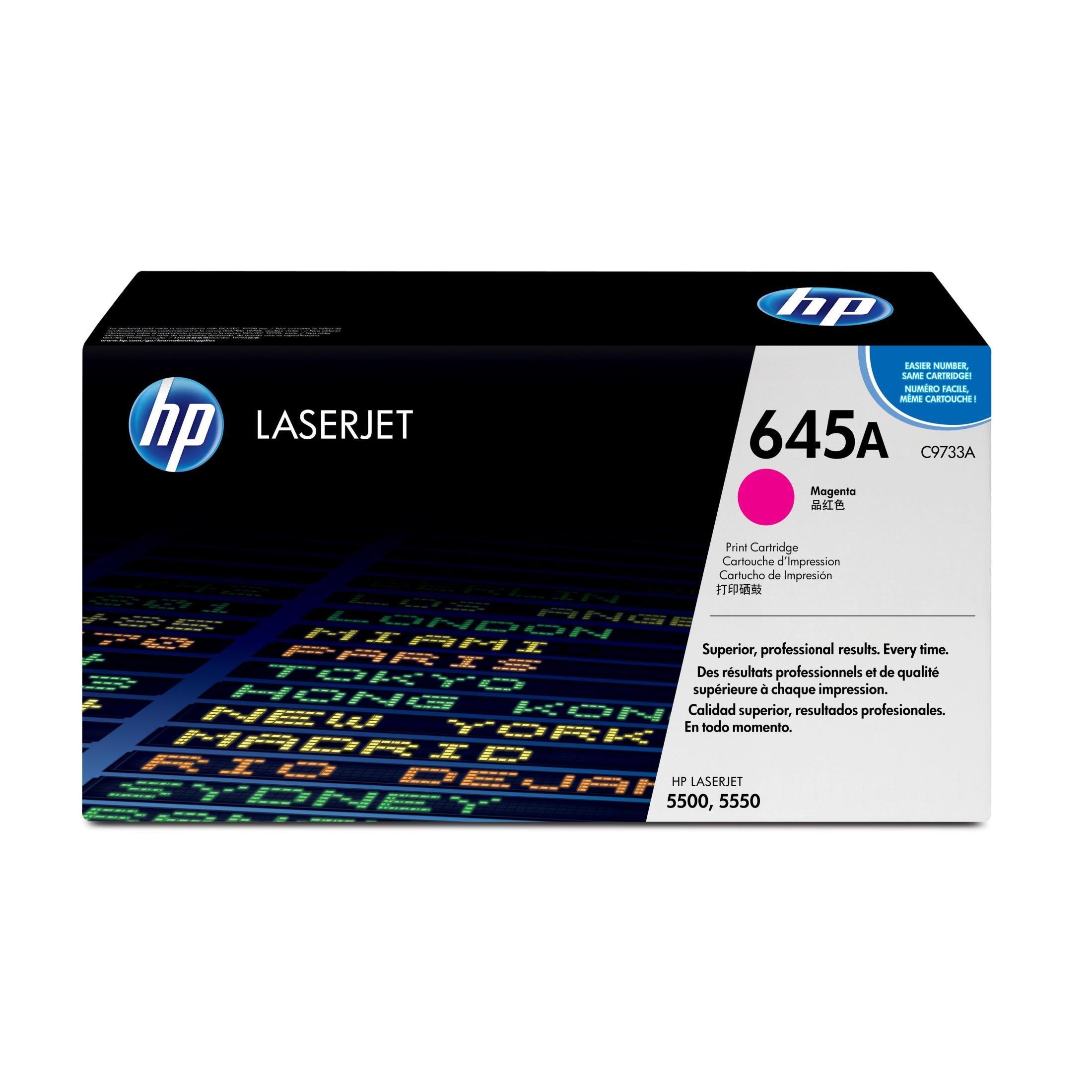 HP 645a Original Magenta Laserjet Toner Cartridge For HP Color Laserjet 5500:5550