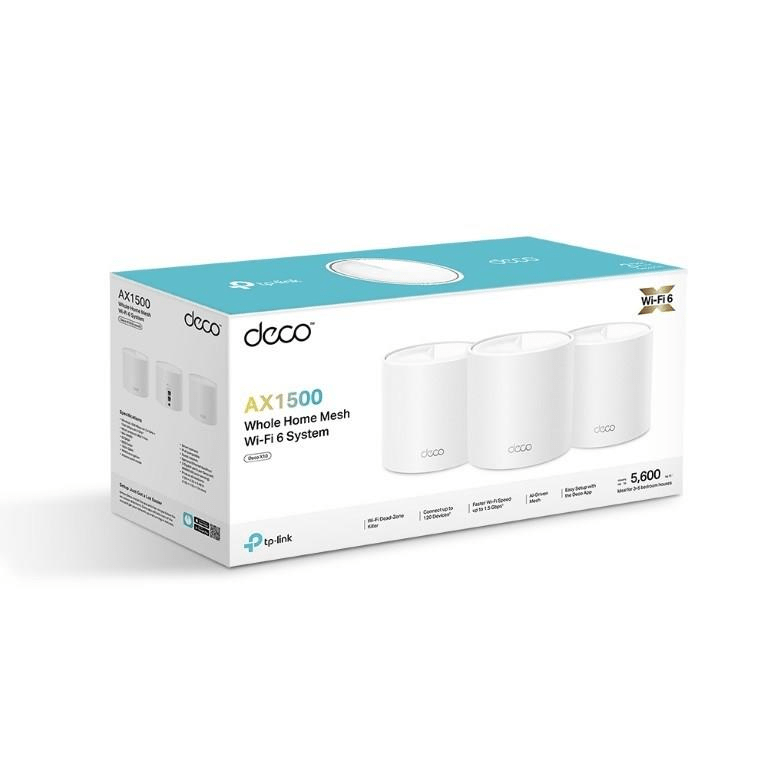 TP-Link Deco X10 (3-Pack) AX1500 Whole-Home Mesh Wi-Fi 6 System (Tri-Band)
