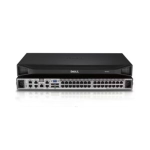 Dell DMPU4032-G01 32-port remote KVM switch with 4 remote users one local user dual power supply