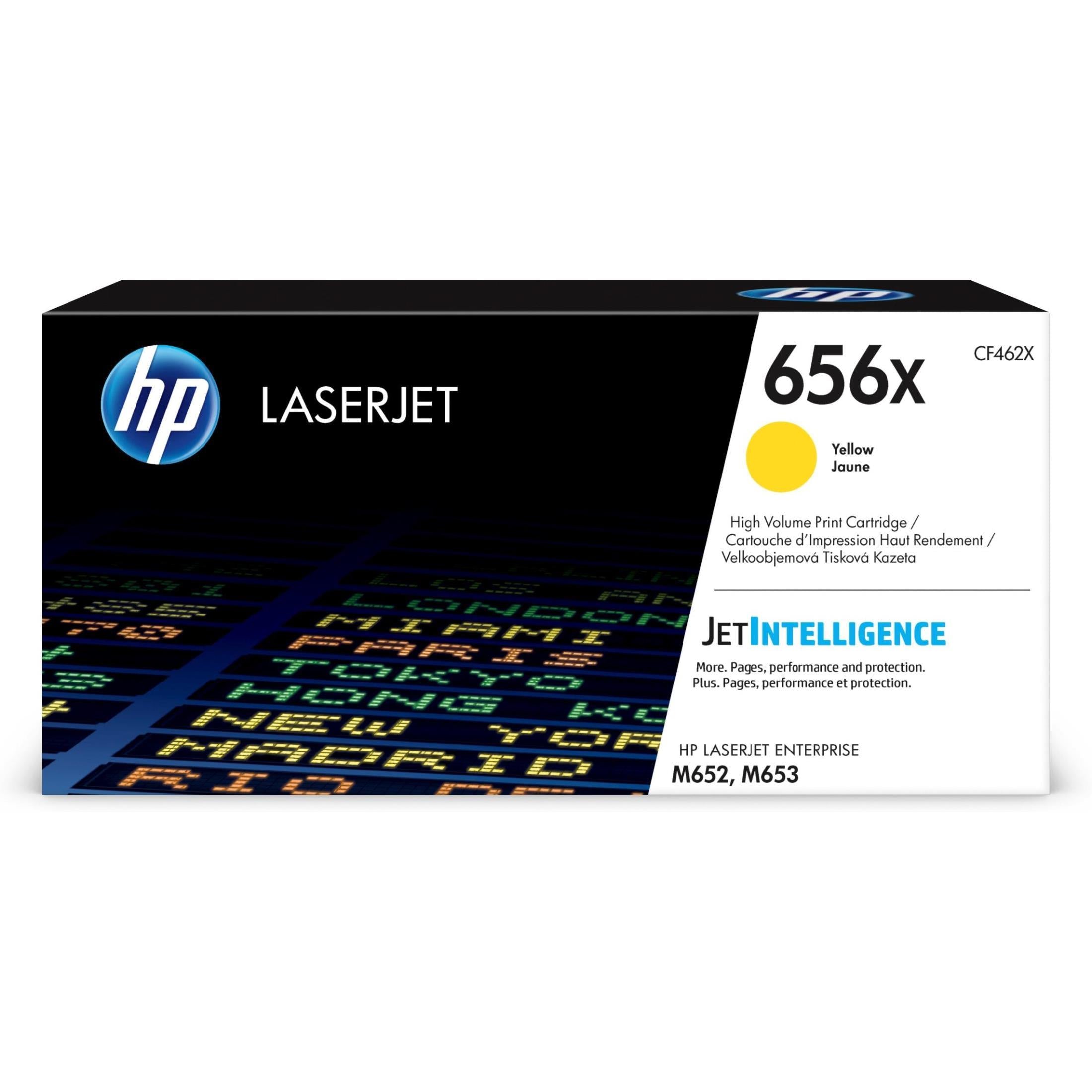 HP 656x Original Yellow Laserjet Toner Cartridge For HP Color Laserjet M652
