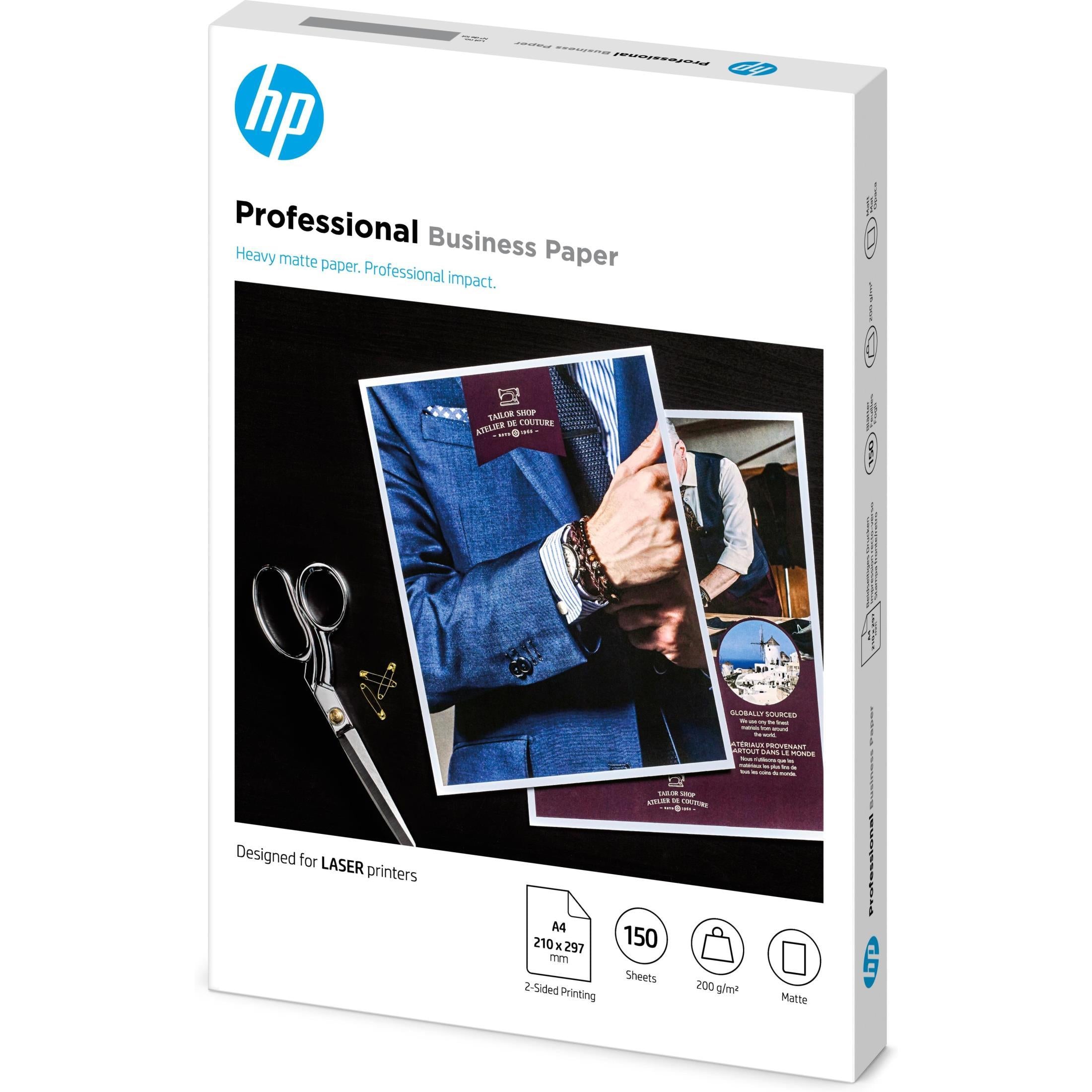 HP Professinal Matte A4 Aserjet Media 200g 150 Sheets