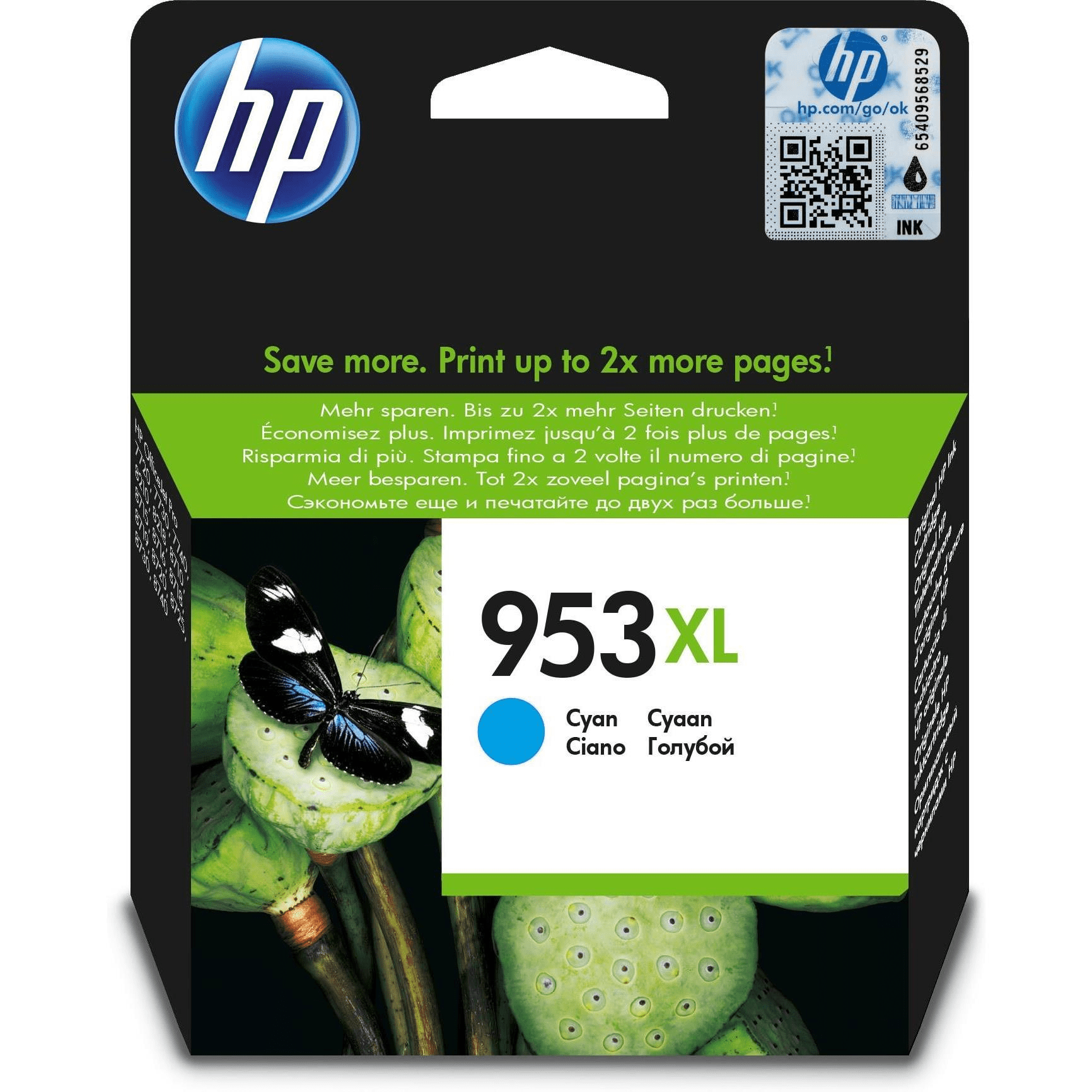 HP 953 High Yield Original Cyan Ink For HP Officejet Pro 7700: 8200: 8700 series