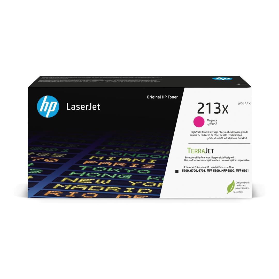 HP 213x High Yield Original Magenta Laserjet Toner Cartridge For HP Laserjet Enterprise Sfp 5700
