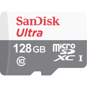 Sandisk Ultra Android Microsdxc Class 10 80mb:s 128gb White And Grey