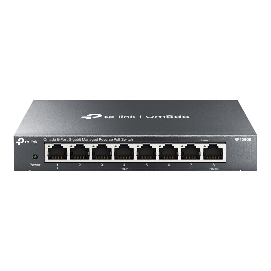 TP-Link TL-RP108GE 8-port Gigabit Reverse PoE Managed Switch