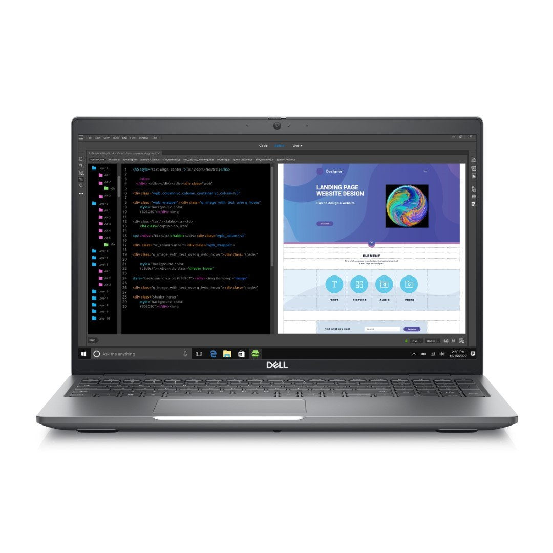 Dell Precision 3580 15.6-inch Core i7-1360P 16GB RAM 512GB SSD Nvidia RTX A500 4G Win 11 Pro Mobile Workstation