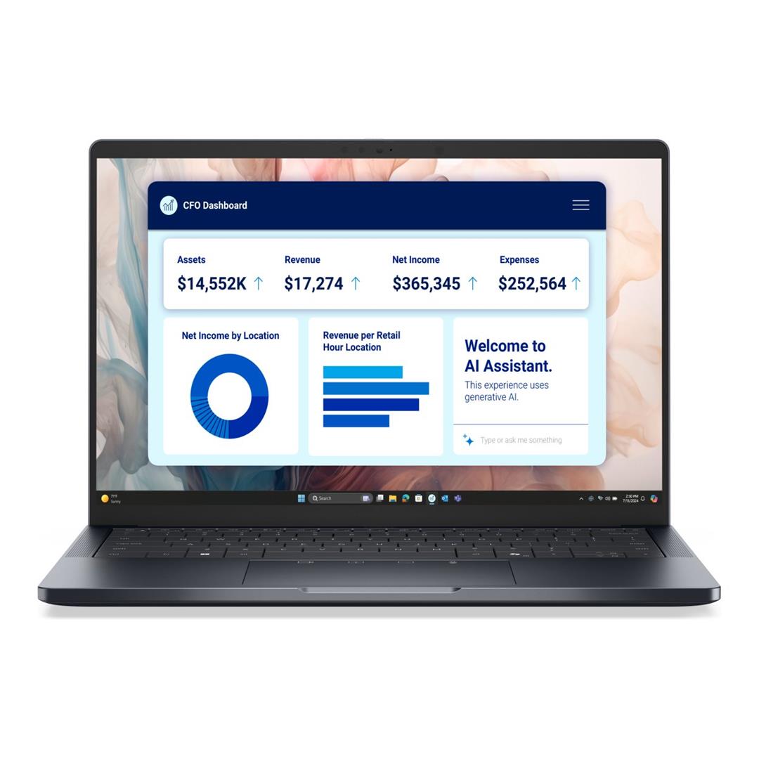 Dell Pro 14 Premium 14-inch Core Ultra 5 238V 32GB RAM 512GB SSD Win 11 Pro AI Laptop