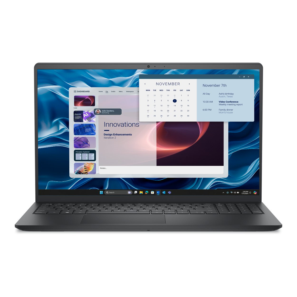 Dell Pro 15 Essential 15.6-inch Core i5-1334U 16GB RAM 512GB SSD Win 11 Home Laptop
